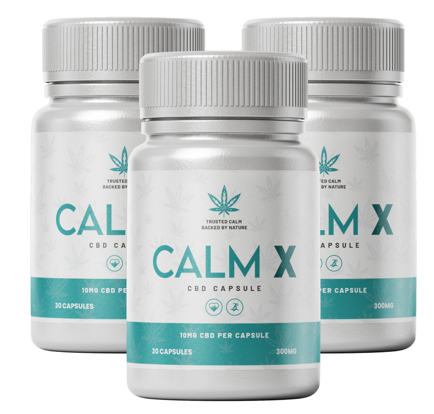Calm X - Premium CBD Capsules for Daily Wellness and Balance