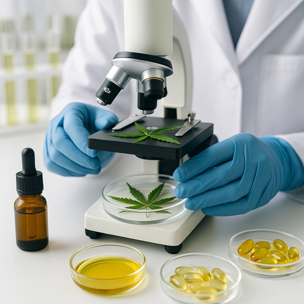 Third-party laboratory testing for CBD capsules with COA verification and compliant THC thresholds